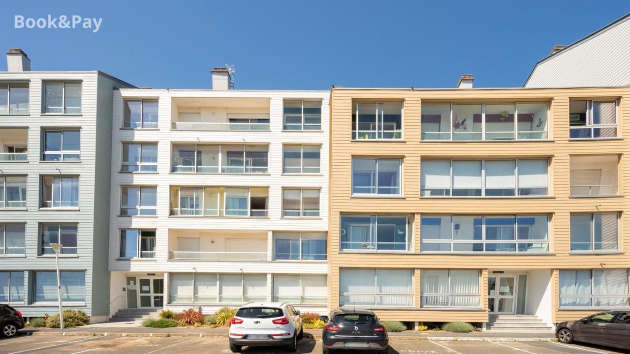 La Plage - Appartement Vue Mer Courseulles-sur-Mer Bagian luar foto
