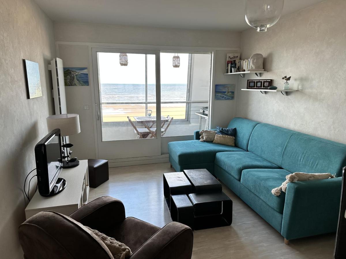 La Plage - Appartement Vue Mer Courseulles-sur-Mer Bagian luar foto