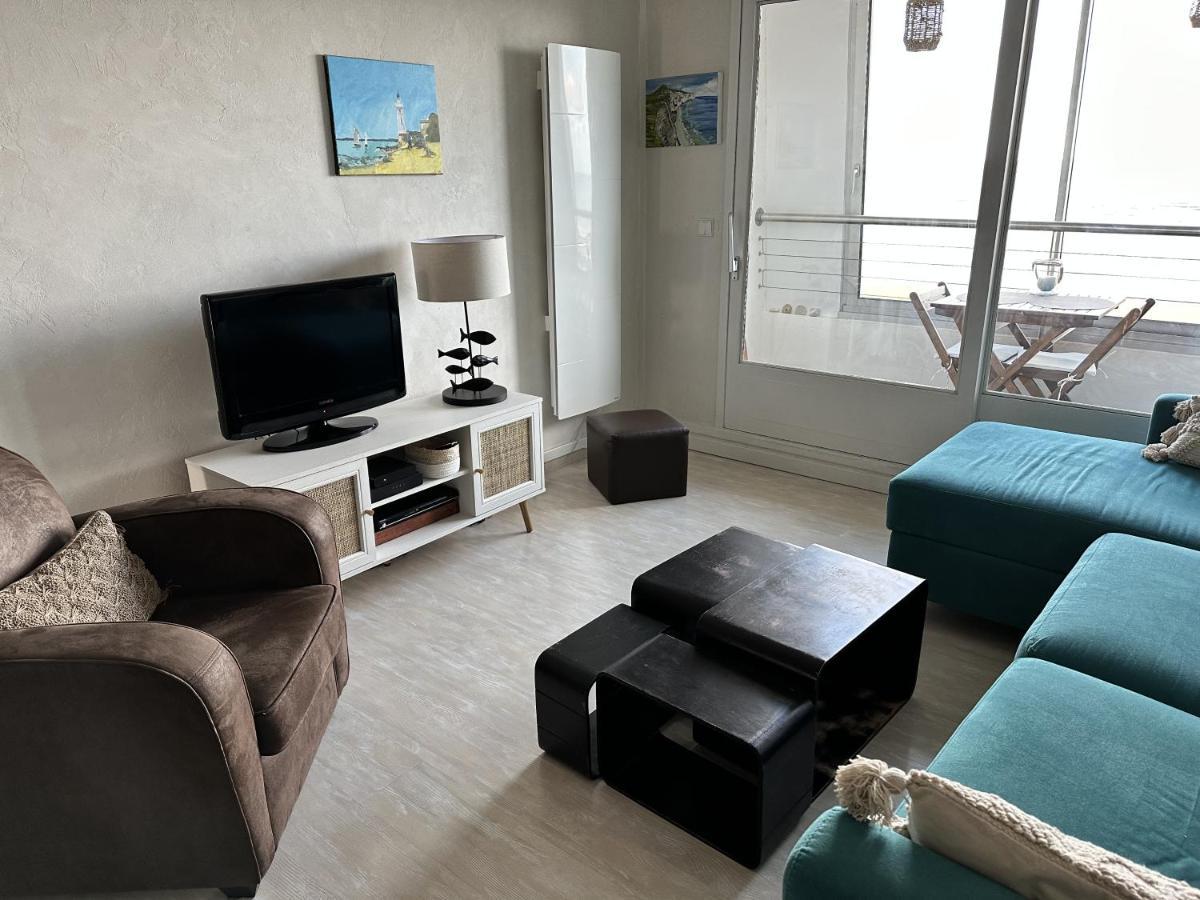 La Plage - Appartement Vue Mer Courseulles-sur-Mer Bagian luar foto